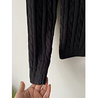 Cárdigan trenzado algodón. Talla: S 3