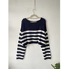 Sweater navy algodón. Talla: M/L 1