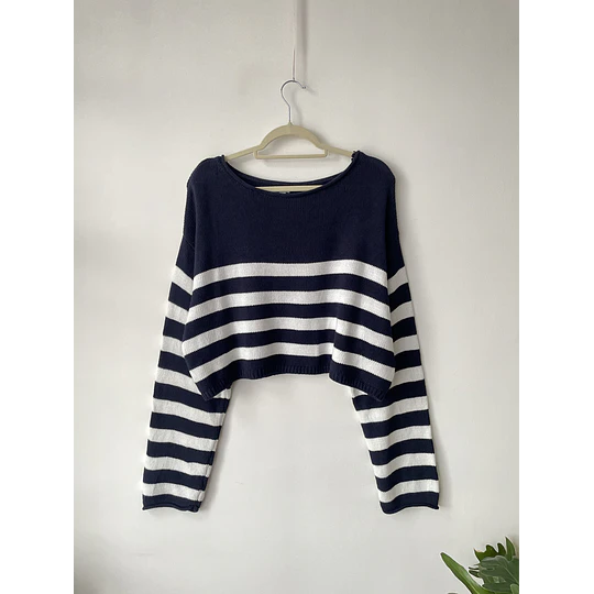 Sweater navy algodón. Talla: M/L