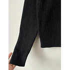 Cárdigan negro algodón. Talla: XS oversized 4