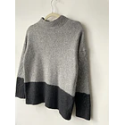 Sweater bicolor lana. Talla: m 3