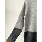 Sweater bicolor lana. Talla: m 4
