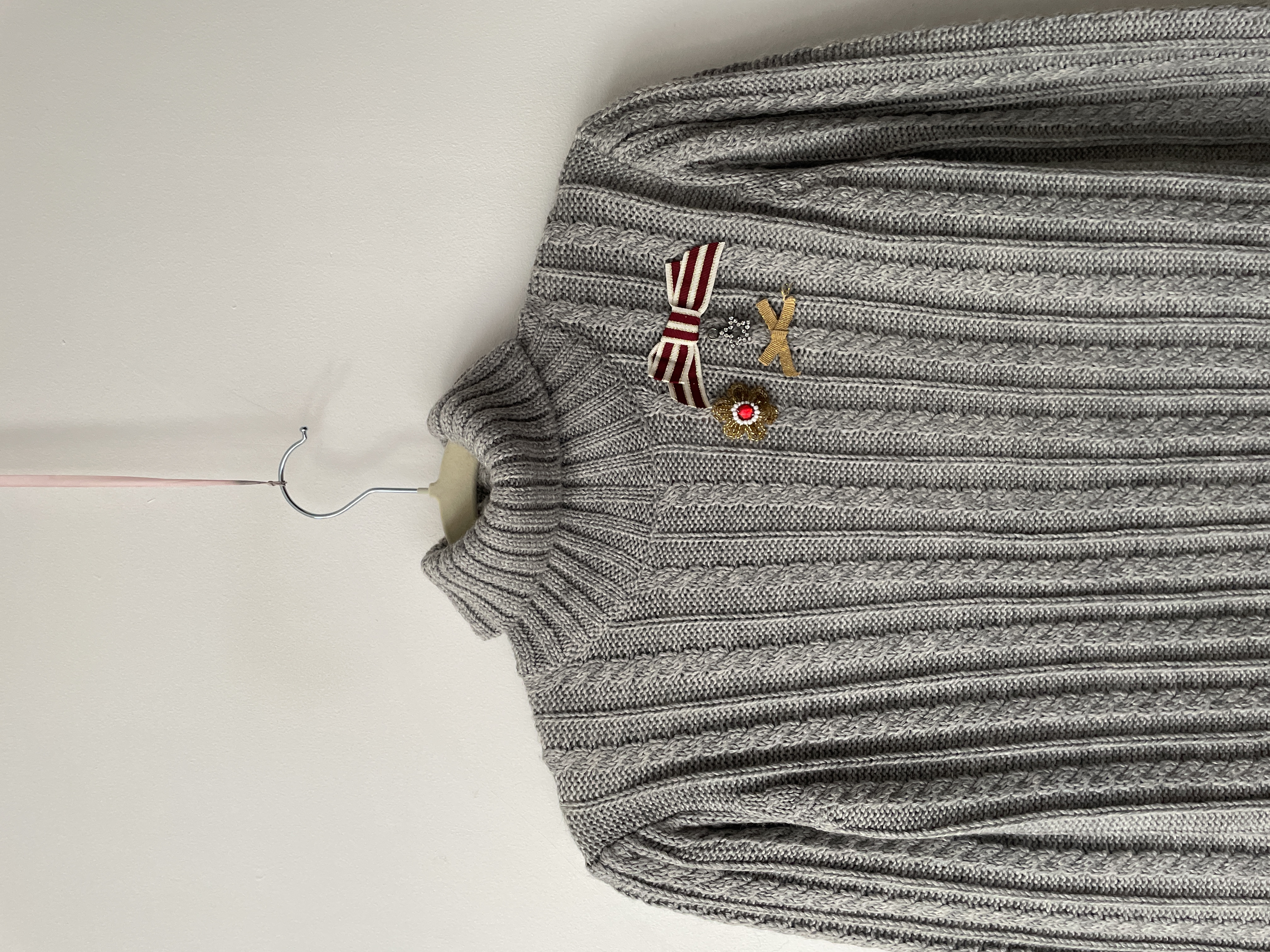 Sweater tortua gris lana. Talla: 160/72 niña (S) 2
