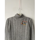 Sweater tortua gris lana. Talla: 160/72 niña (S) 2