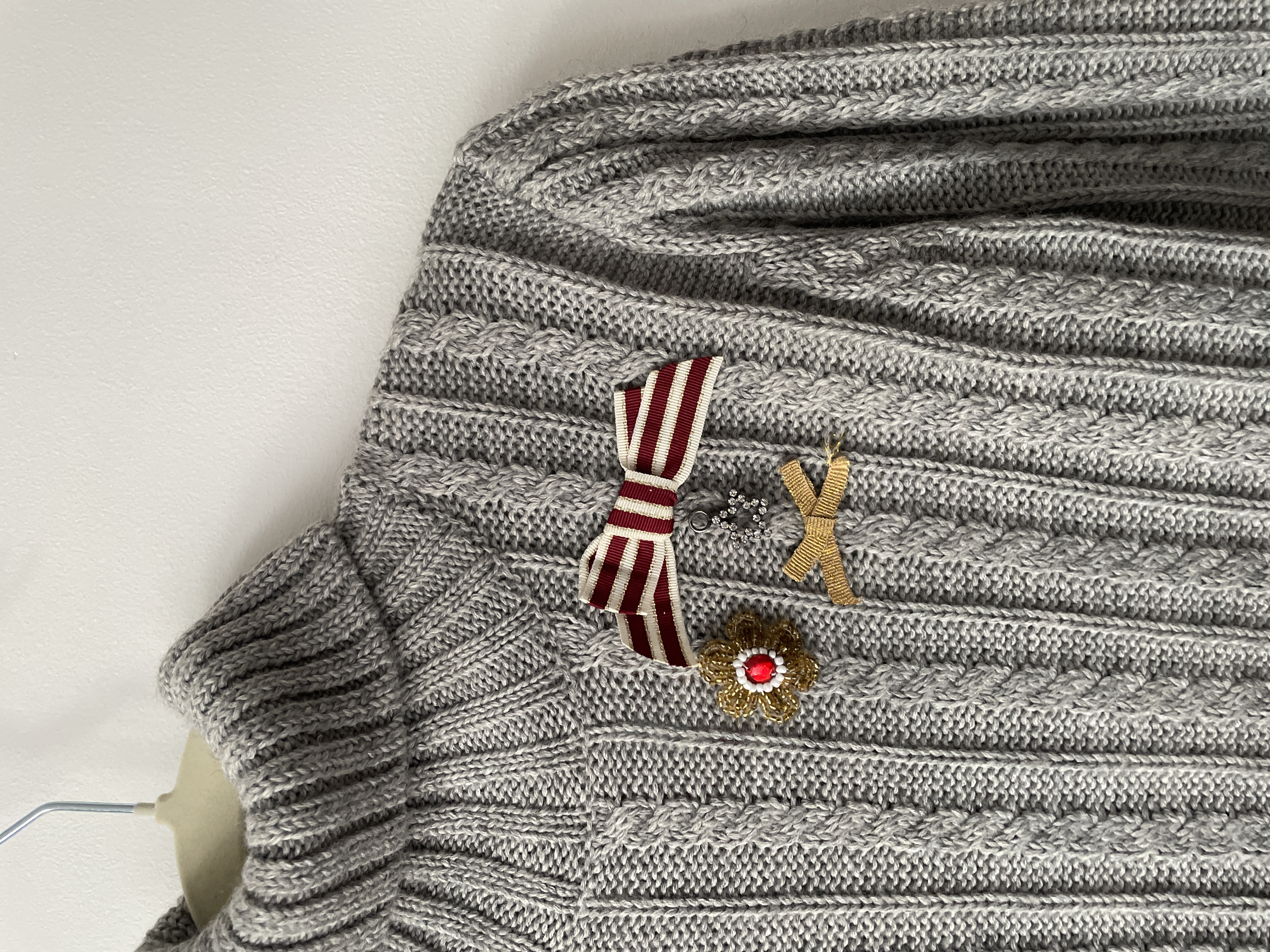 Sweater tortua gris lana. Talla: 160/72 niña (S) 3