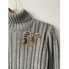 Sweater tortua gris lana. Talla: 160/72 niña (S) 3