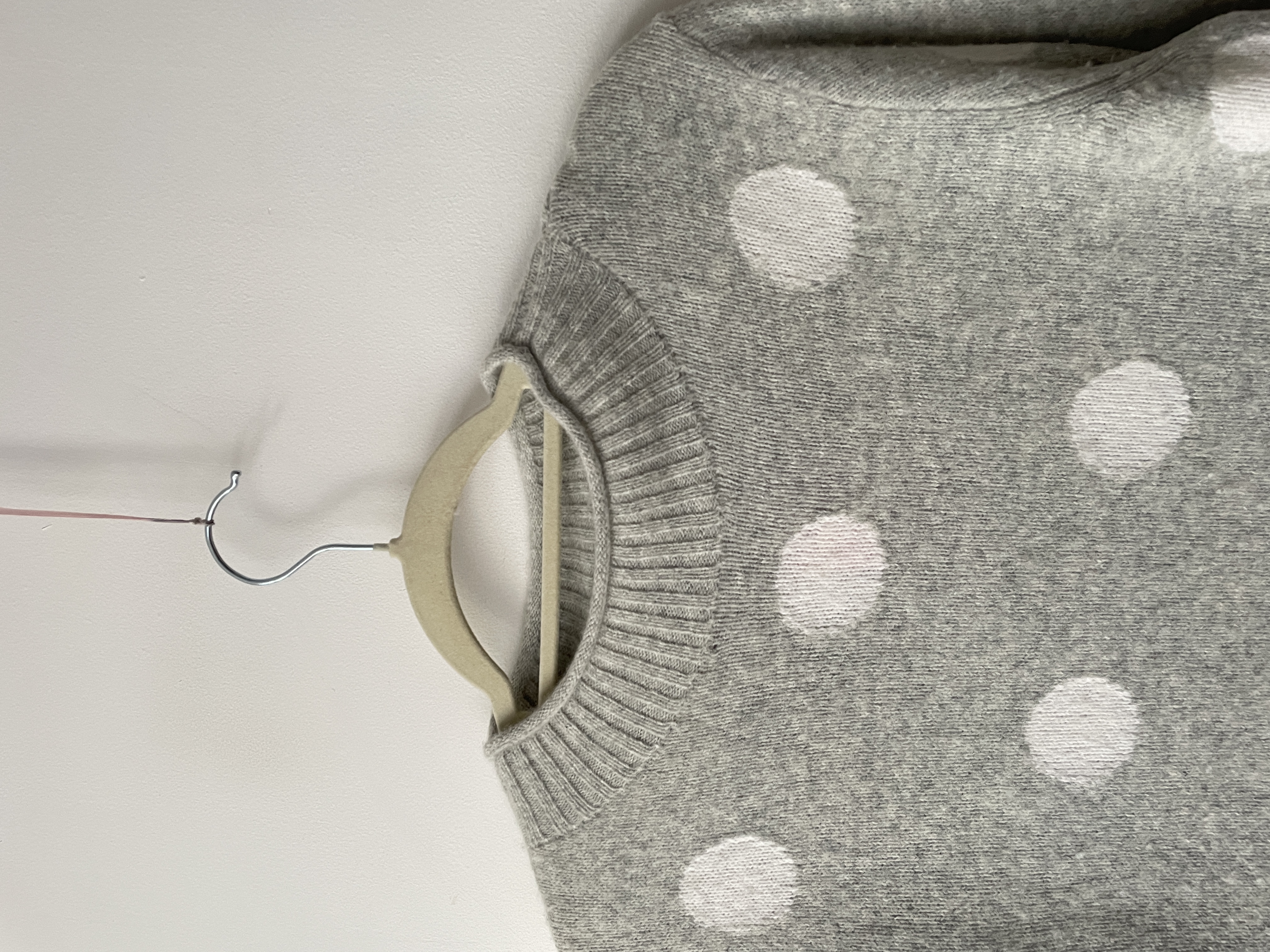 Sweater lunares lana merino. Talla: S Holgado 2
