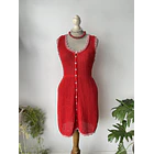 Vestido hilo rojo. Talla: M 1