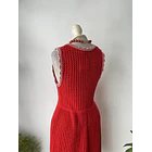 Vestido hilo rojo. Talla: M 5