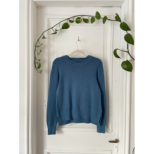 Sweater petróleo. Talla: XS oversized