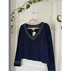 Sweater v neck. Talla: S 2
