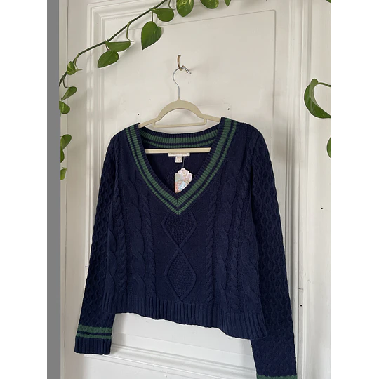 Sweater v neck. Talla: S