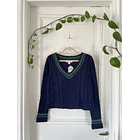 Sweater v neck. Talla: S 1