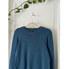 Sweater petróleo. Talla: XS oversized 2