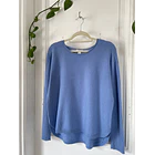 Sweater celeste cachemira. Talla: PL (M/L) 2