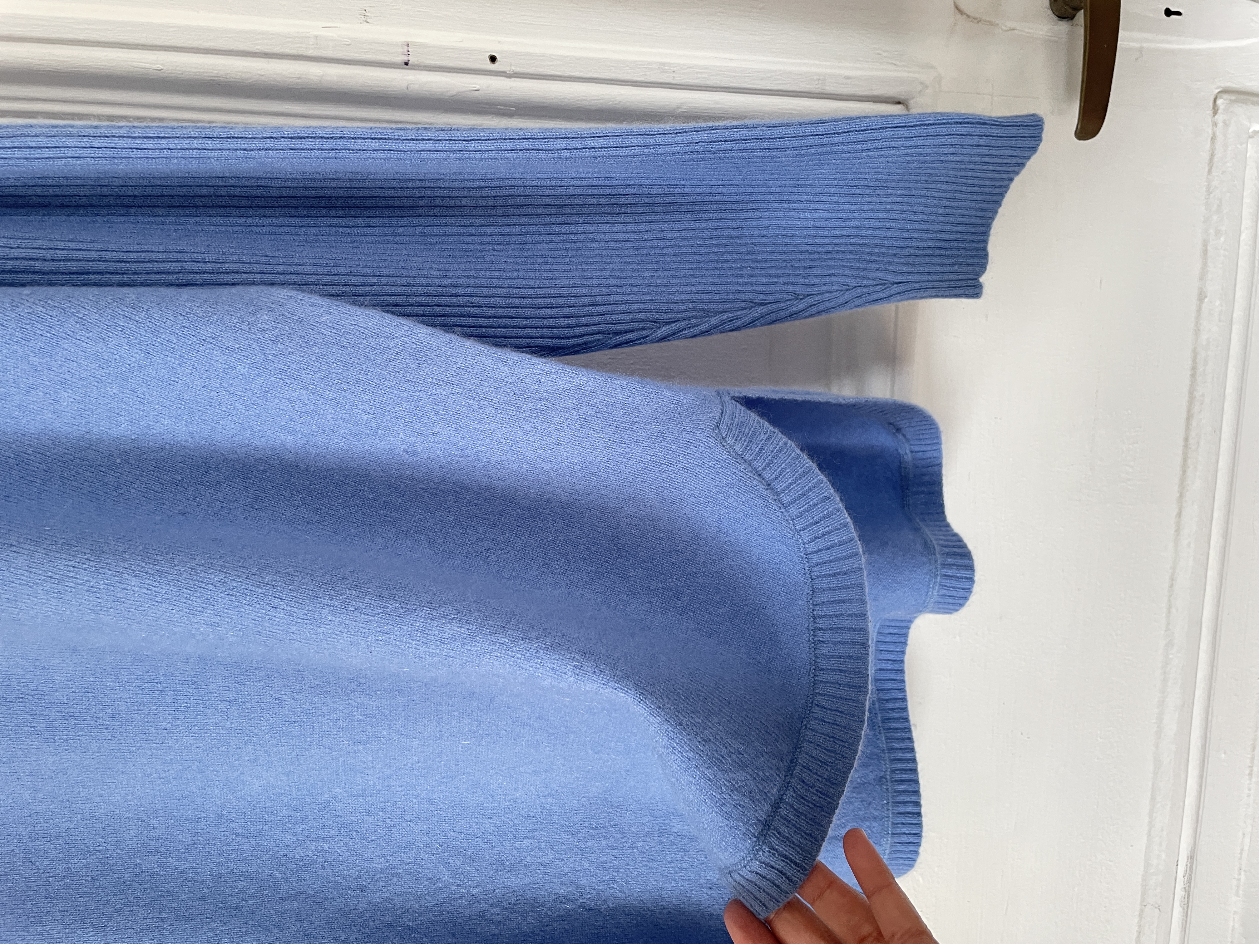 Sweater celeste cachemira. Talla: PL (M/L) 3