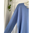 Sweater celeste cachemira. Talla: PL (M/L) 4
