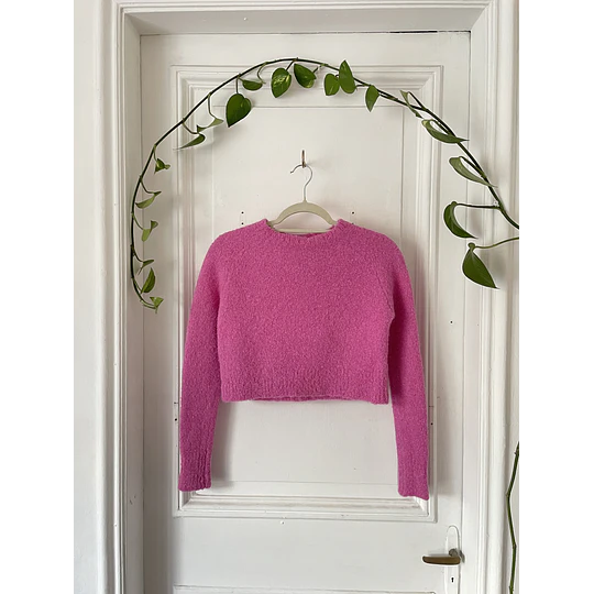 Sweater alpaca y lana. Talla: XS