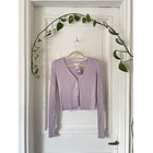 Cardigan lila. Talla: M 1