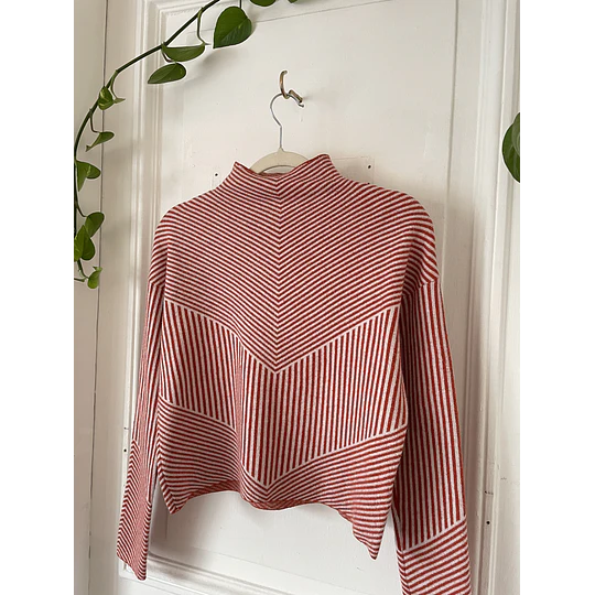 Sweater rayas. Talla: XS