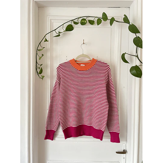 Sweater rayas. Talla: S oversized (M)