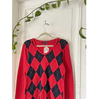 Sweater rombos Tommy. Talla: S 2