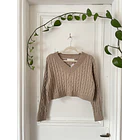 Sweater camel. Talla: S 1