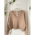 Sweater nervado. Talla: M 2