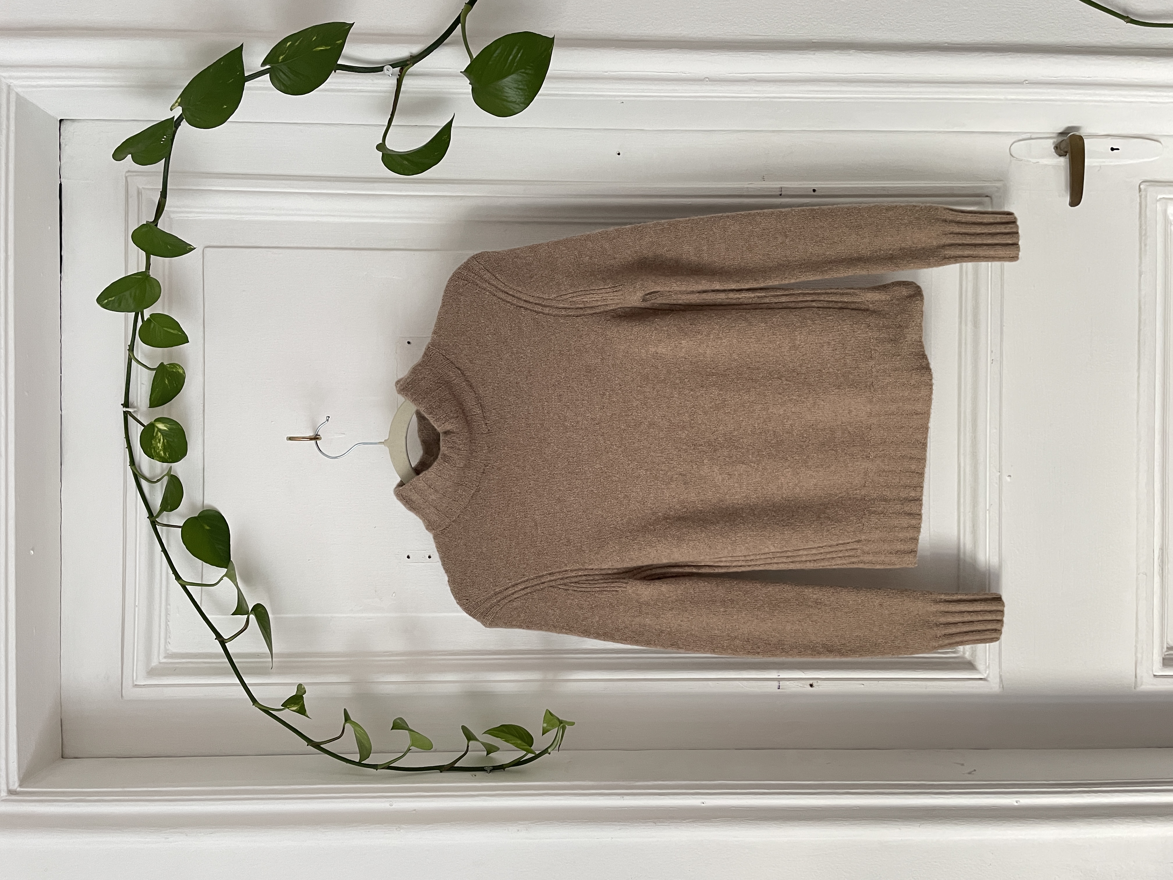 Sweater camel lana. Talla: XXS 1