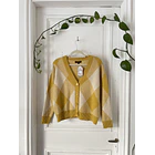 Cardigan rombos. Talla: L 1