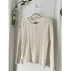 Sweater trenzado algodón. Talla: S (6/8) 2