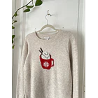 Sweater cafecito. Talla: S grande (M) 2