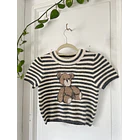 Polera ositos. Talla: S 2