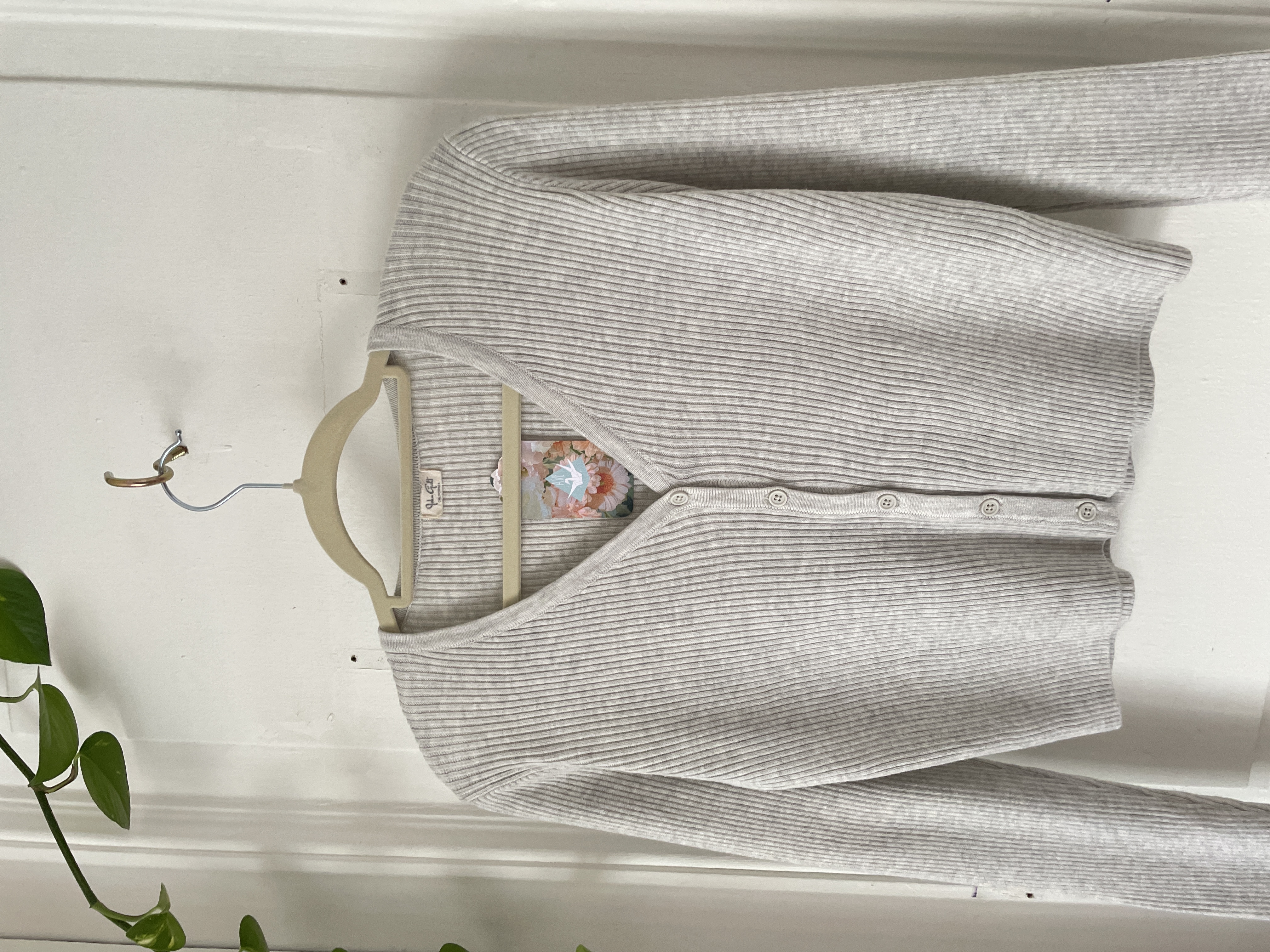 Cárdigan gris. Talla: M 2