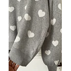 Suéter corazones. Talla M 4