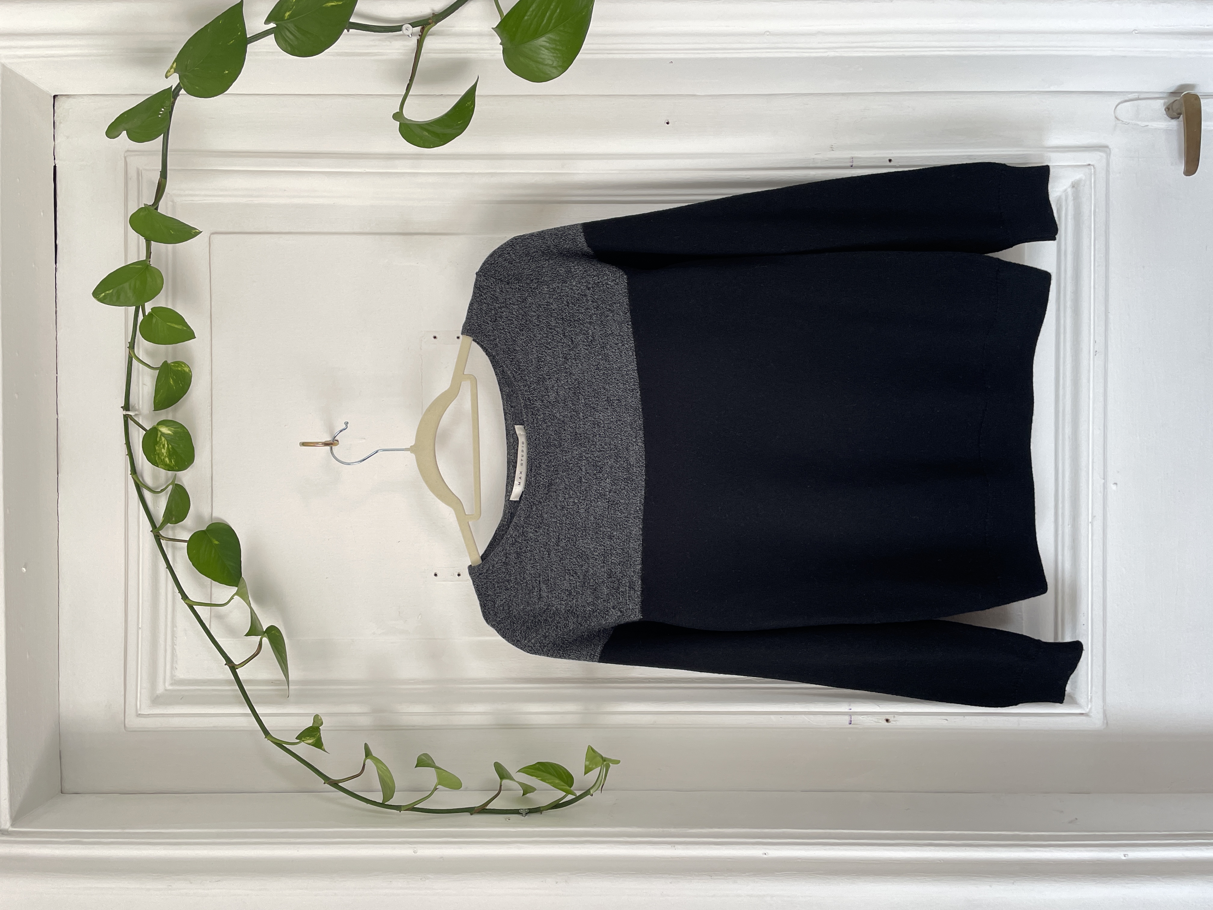 Sweater lana bicolor. Talla: XL (L)  1