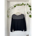 Sweater lana bicolor. Talla: XL (L)  1
