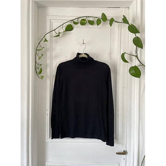 Sweater tortuga lana. Talla: M