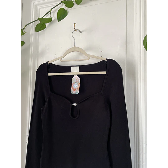 Polera corazón. Talla: M