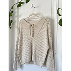 Sweater calado (algodón) Talla: S oversized 2