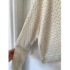Sweater calado (algodón) Talla: S oversized 4