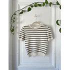 Polera rayada. Talla: XS 1