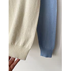 Sweater bicolor. Talla: S holgado 3