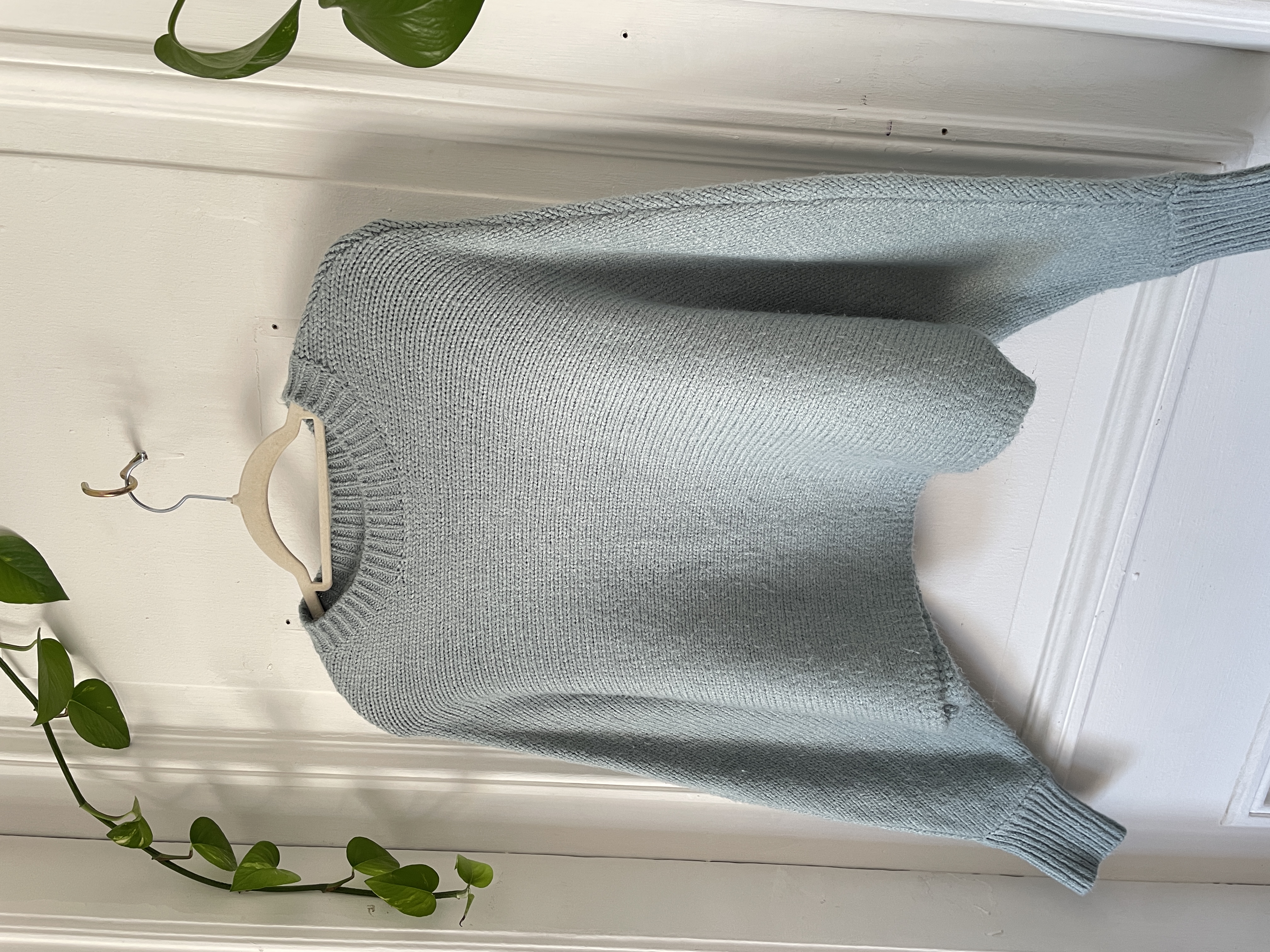 Sweater celeste. Talla: XS oversized 2