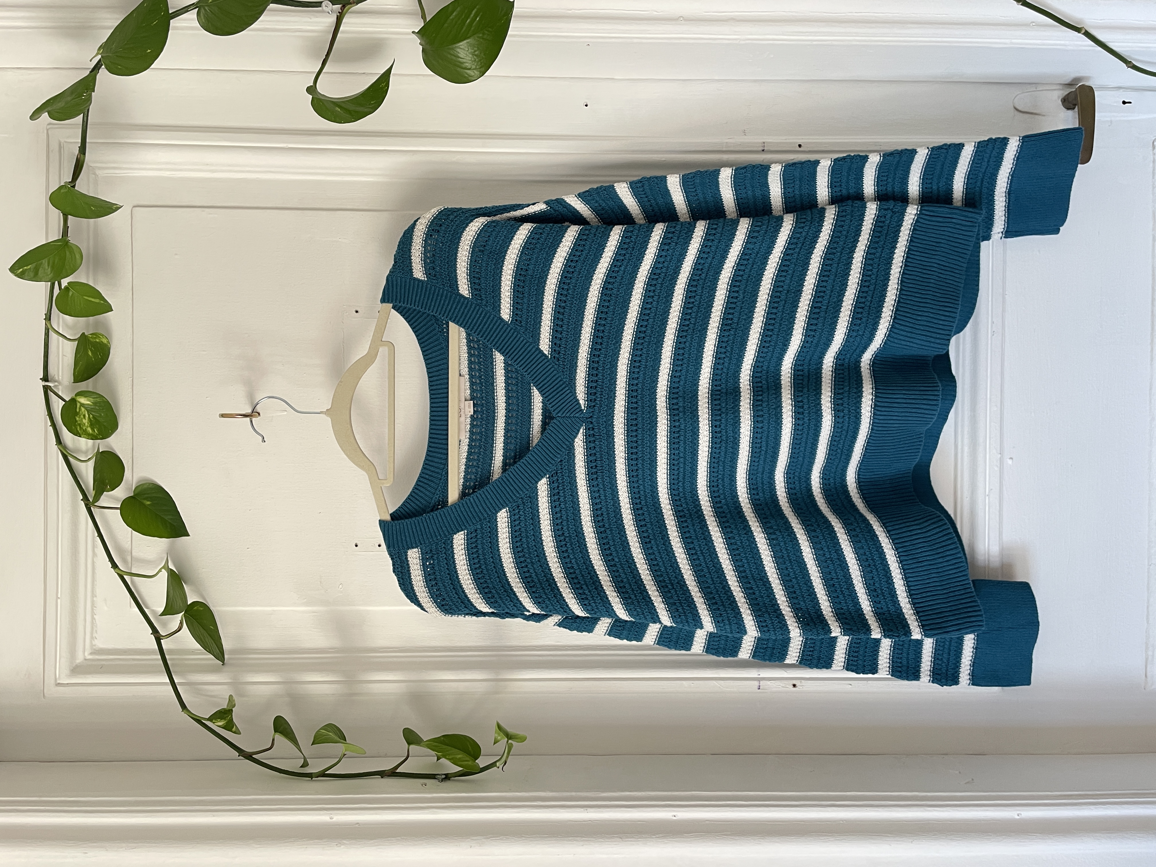 Sweater rayado (algodón). Talla: M 1