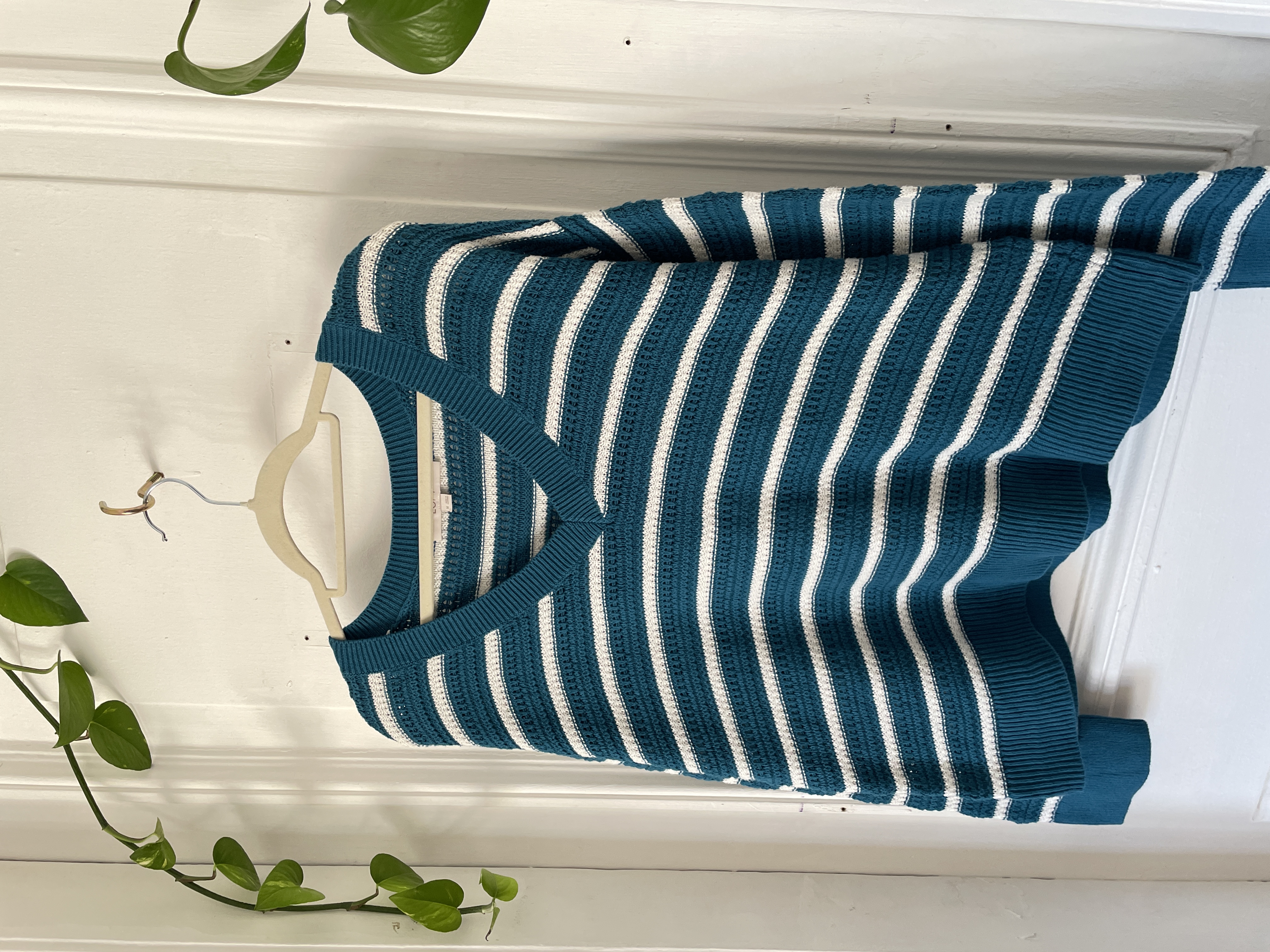 Sweater rayado (algodón). Talla: M 2