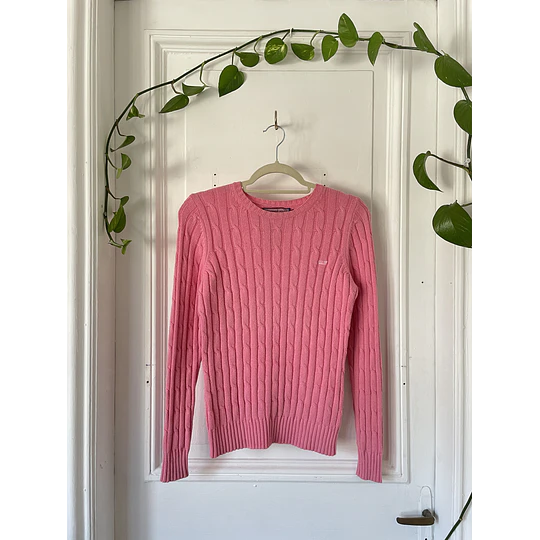 Sweater trenzado (pima algodón) Talla: XS