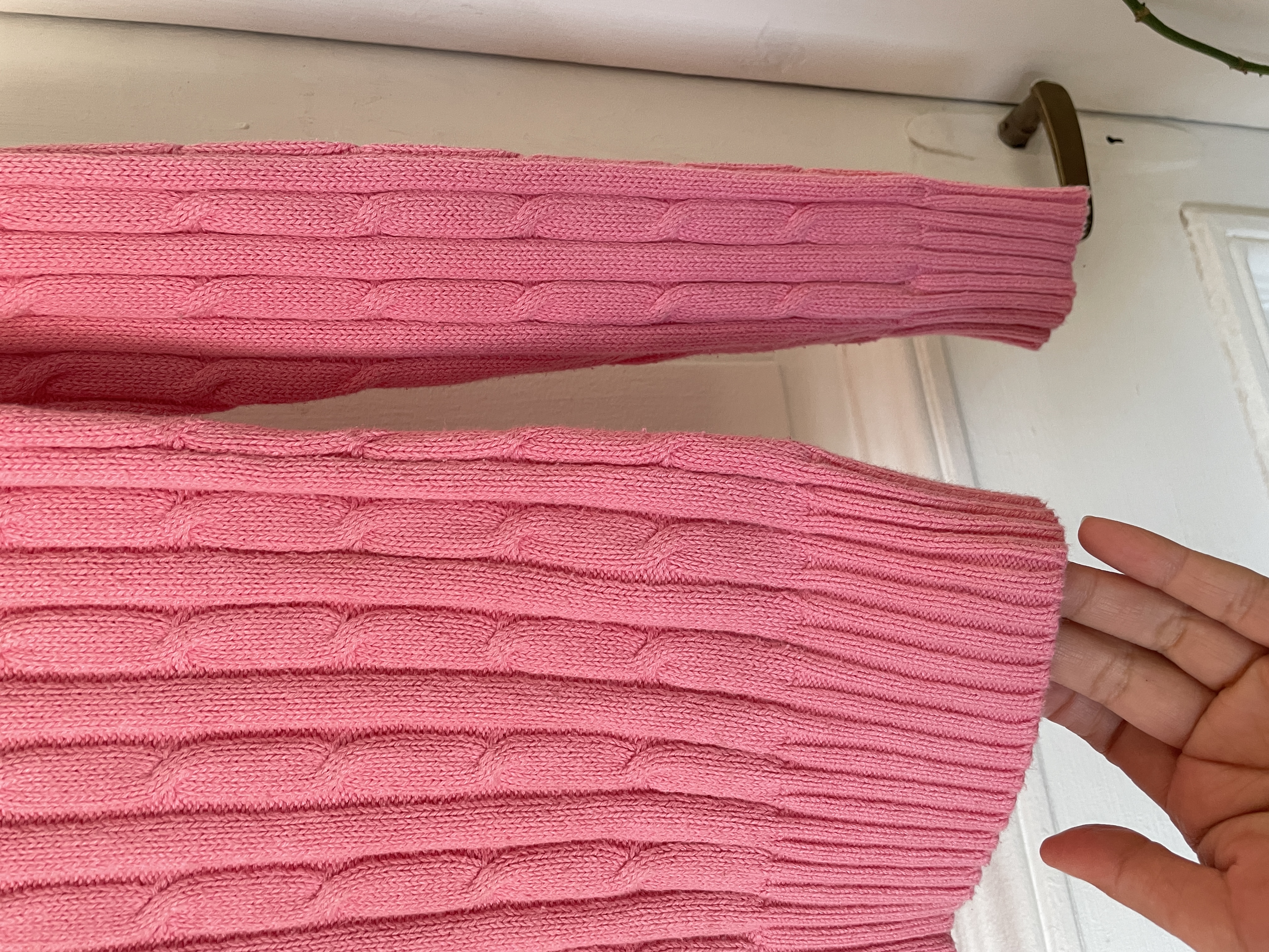 Sweater trenzado (pima algodón) Talla: XS 3