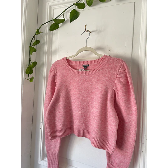 Sweater rosa princesa. Talla: XL