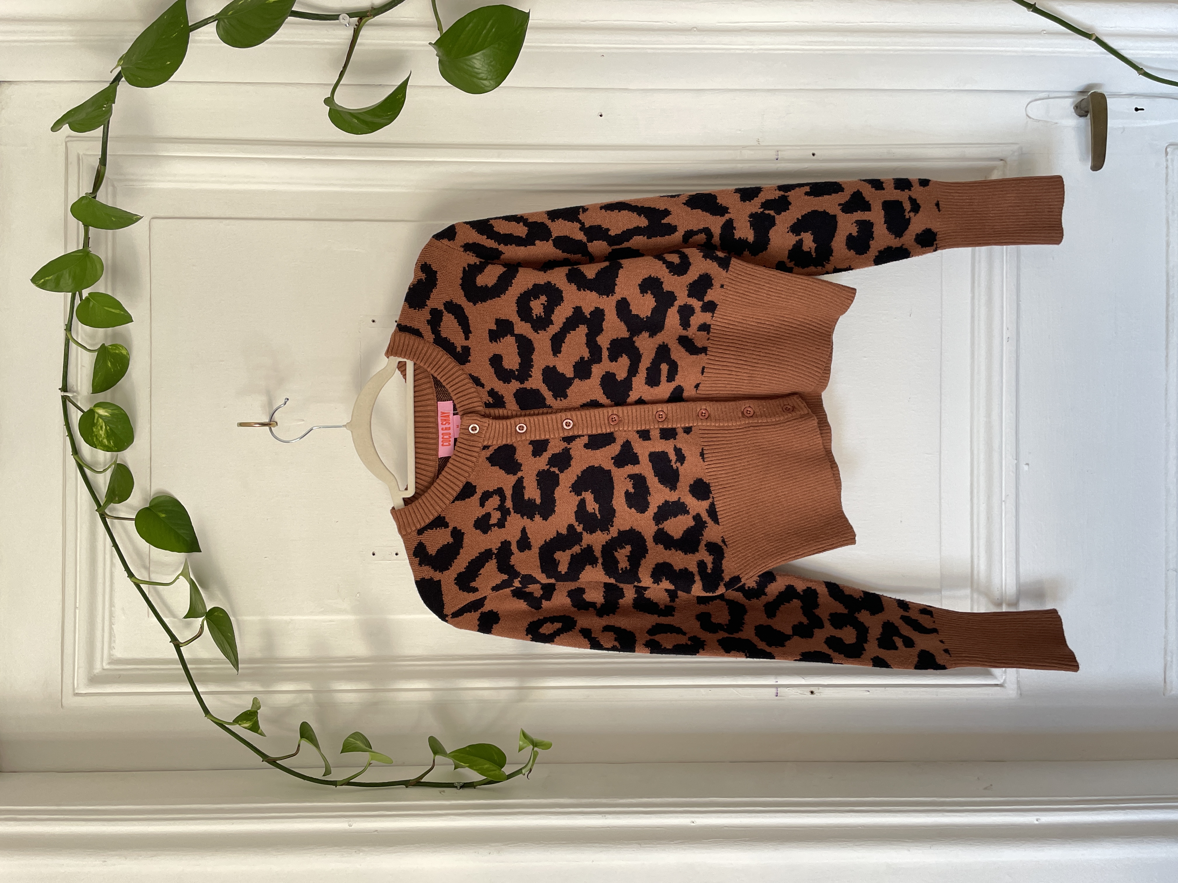 Cárdigan leopardo. Talla: m 1